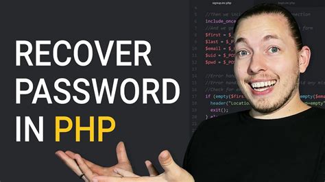 How To Create A Forgotten Password System In PHP Password Recovery By