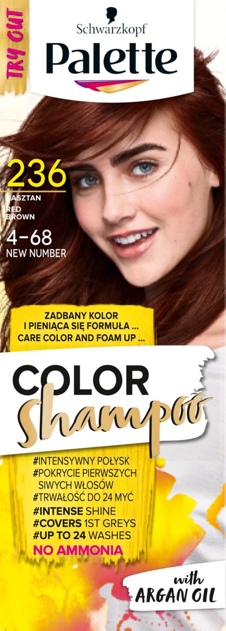 PALETTE Color Shampoo szampon koloryzujący do włosów bez amoniaku