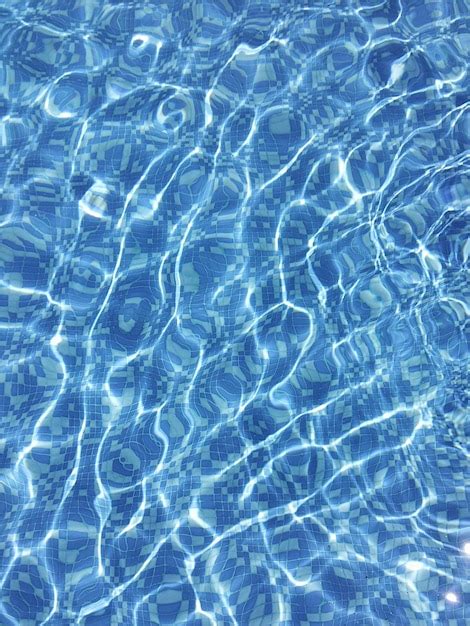 Premium Photo Full Frame Shot Of Rippled Water In Swimming Pool On