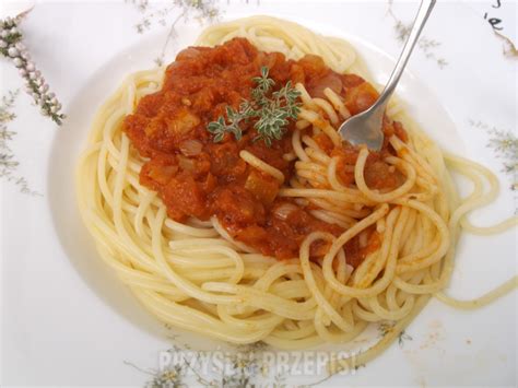 Spaghetti Z Cukiniowym Sosem Przepis PrzyslijPrzepis Pl