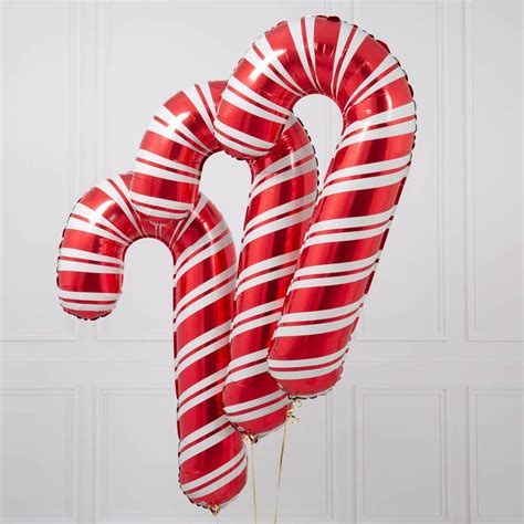 Christmas Candy Cane Trio Inflated Foil Bunch Christmas Tea Party