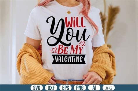 Will You Be My Valentine Svg Graphic By Creativemomenul Creative