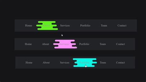 Magic Navigation Menu Indicator Using Html CSS Javascript Animated