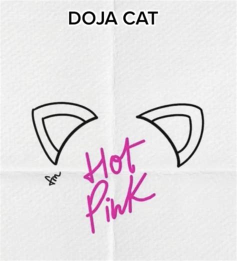 Doja Cat Cat Tattoo Cat Drawing Minimalist Tattoo Tatoos Tattoo