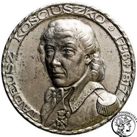 Polska Medal Cynk T Ko Ciuszko Krak W St Archiwum Niemczyk Pl