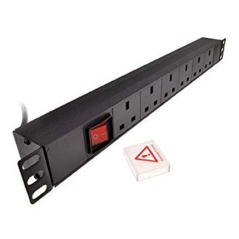 PDU 6 SLOTS Power Distribution Unit 6 Slots Rack Mount 19 Power