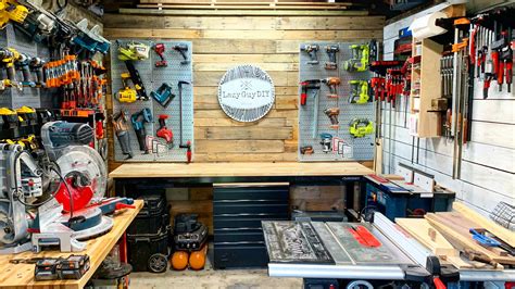 Creating Work Space With Husky Tools Lazy Guy Diy