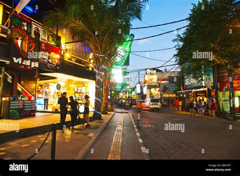 Legian Street Kuta Bali Indonesia Stock Photo Alamy