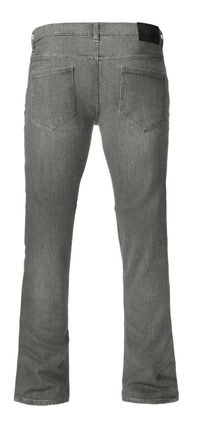 Casual Aged Light Gray Bootcut Jeans