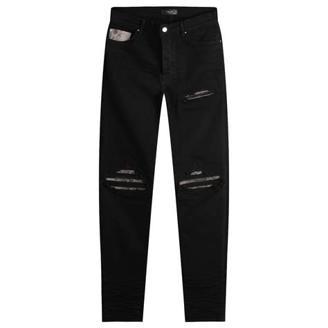 Amiri Snake Mx1 Jeans Black End Us