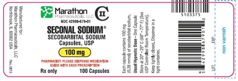 Seconal Sodium Fda Prescribing Information Side Effects And Uses