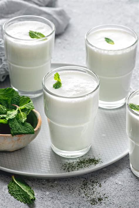 Ayran - Turkish Yogurt Drink Recipe - Cubes N Juliennes