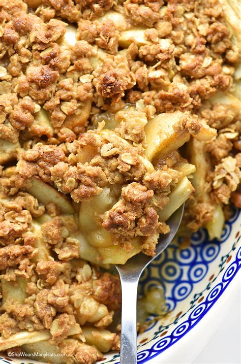 Apple Crisp Recipe - She Wears Many Hats