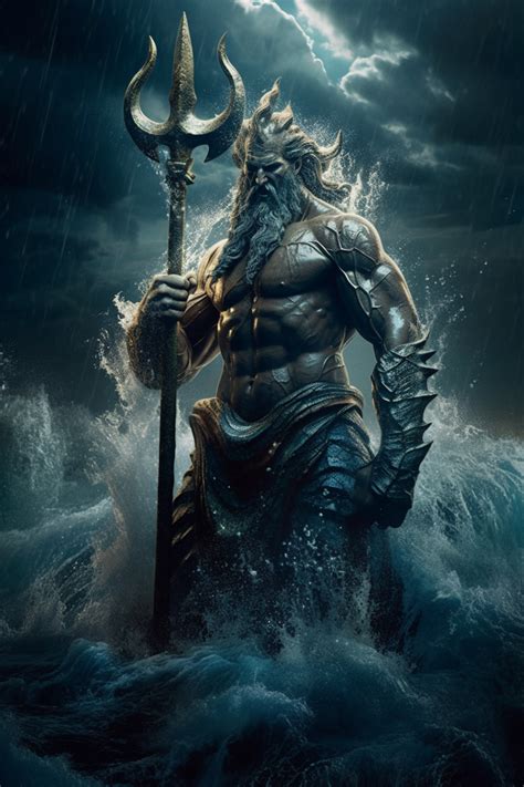 Poseidon God Of The Seas Mayorkingai S Ko Fi Shop Ko Fi Where