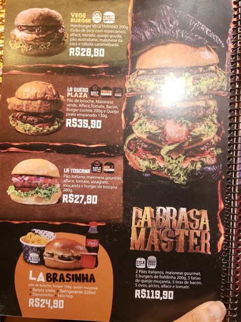 Menu em LA BRASA BURGER TEÓFILO OTONI restaurante Teófilo Otoni