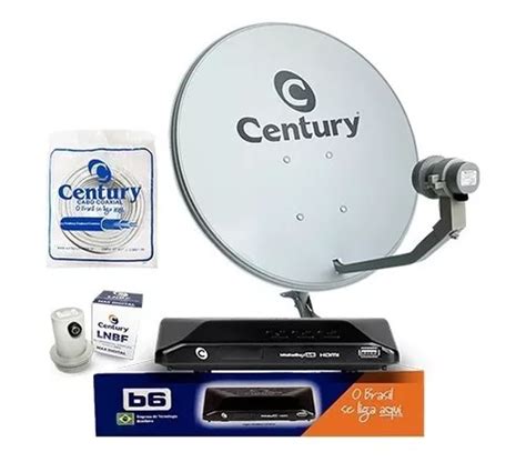 Kit Century Antena Parab Lica Ku Midia Cm Box Midiabox G