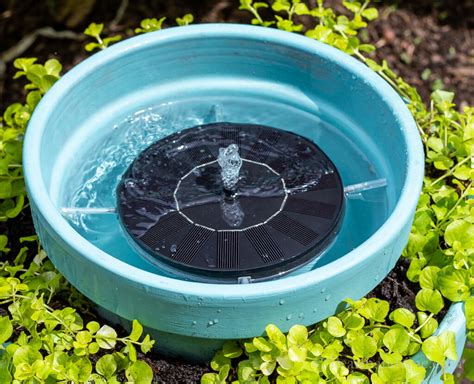 Construct A DIY Solar Powered Water Feature For Your Garden