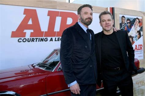 Ben Affleck Y Matt Damon Vuelven Al Cine Con “air” Pero No Es La