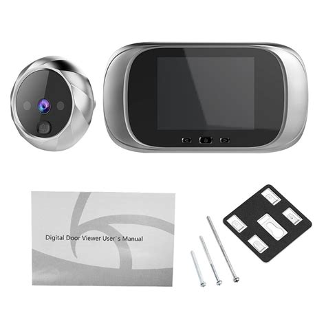 Home Security Digital Peephole Door Camera Viewer With Doorbell