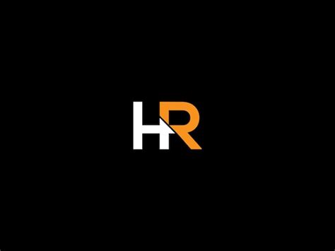 Premium Vector Hr Logo Design