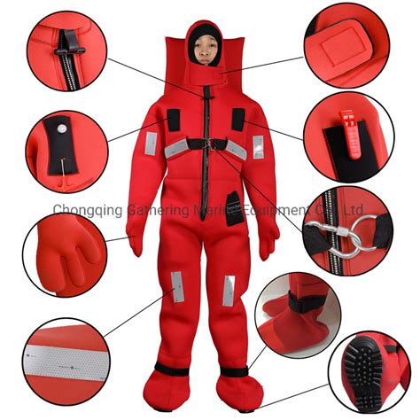 Solas Approved Marine Heat Insulated Immersion Survival Suit