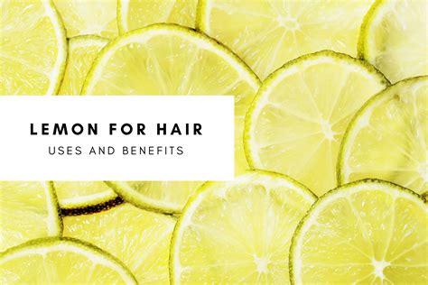 lemon juice and hair 5