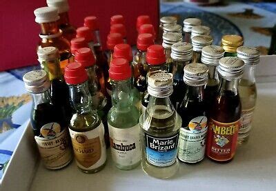 Collection Mignonnettes Bouteilles D Alcool Vintage Eur Picclick Fr