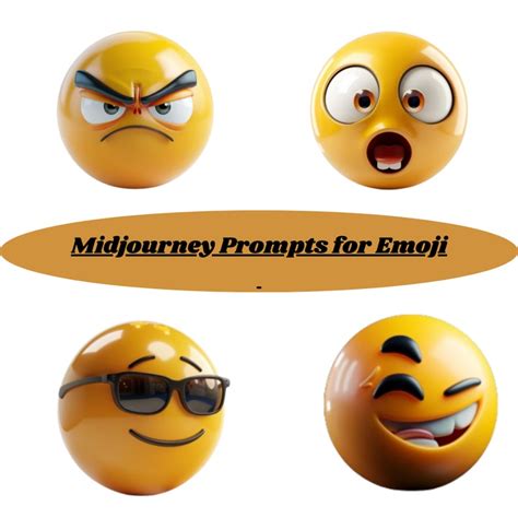 Midjourney Prompts For Emoji Ai Guide Journal Stickers And Vector Packs