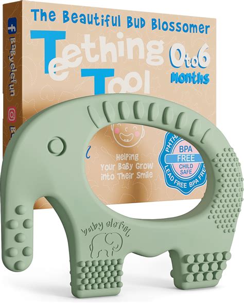 Amazon Yiveko Baby Teether Rings Silicone Teethers For Babies