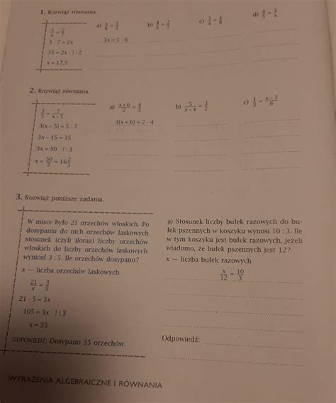 Matematyka Klasa Podstawowa W Str Potrzebuje Jak Najszybciej Nie