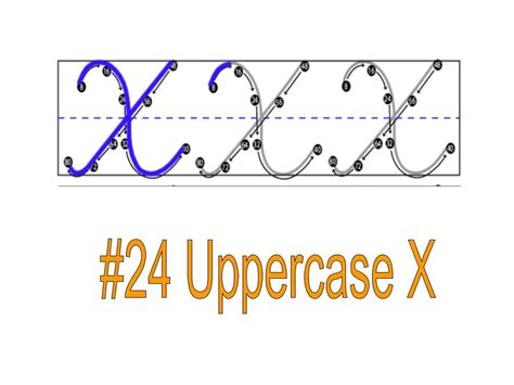 Uppercase - Cursive Characters