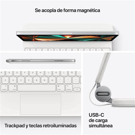 Magic Keyboard Para Ipad Pro Generaci N Blanco