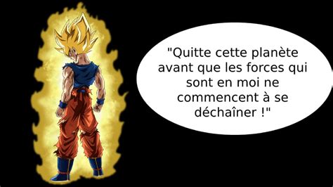 Dragon Ball Z 10 répliques emblématiques de Gokû AlloCiné