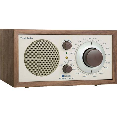 Tivoli Model One Bluetooth AM FM Radio Walnut Beige M1BTCLA