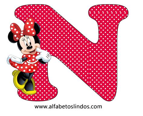 Resultado De Imagen Para Letra I De Minnie Mouse Para Imprimir C