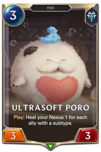 Ultrasoft Poro Legends Of Runeterra Card Runeterrafire