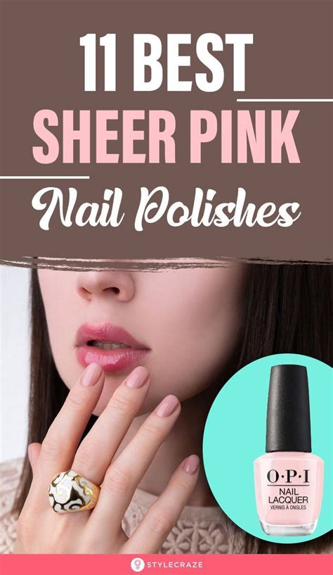 11 Best Sheer Pink Nail Polishes Of 2022 Pink Nail Polish Light Pink