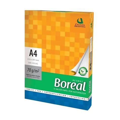 RESMA BOREAL A4 70 GR PQX500 Papelera Cumbre Productos Para