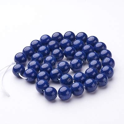 Wholesale Natural Mashan Jade Round Beads Strands Kbeads