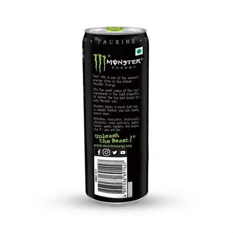 Taurine Monster Energy Drink Packaging Size Packaging Type Can