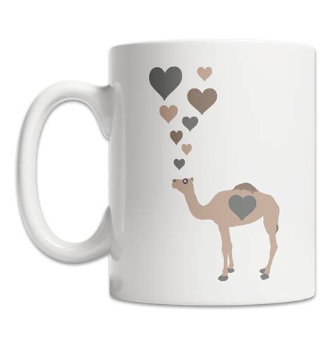 Cute Camel With Hearts Mug Cute I Love Camels Mug Cute Camel T Idea