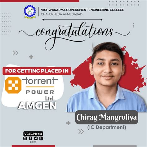 Vishwakarma Government Engineering College on LinkedIn: #vgec #engineering #congratulations # ...