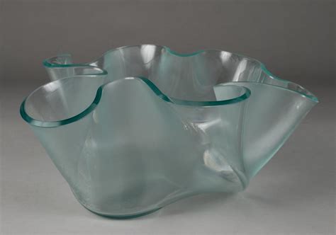 Slumped Glass Bowl By Laurel Fyfe