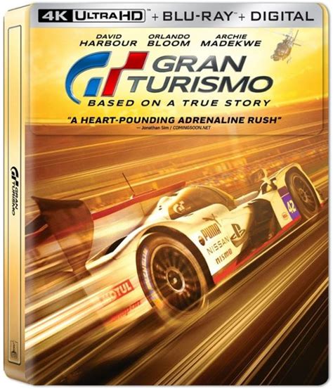 Gran Turismo Steelbook Includes Digital Copy 4k Ultra Hd Blu Ray