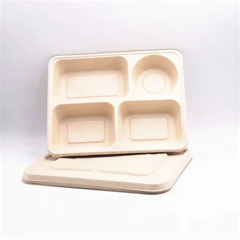 Disposable PLA Biodegradable Compostable Meat Tray Plate Fruit Poultry