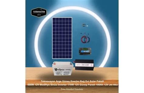 Off Grid Solar Paket Sistemler Teknovayon Arge G Ne