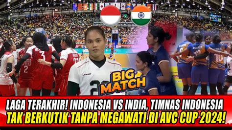 Laga Terakhir Indonesia Vs India Timnas Pilihan Pbvsi Tak Berkutik