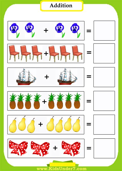 Introducing Addition To Kindergarten