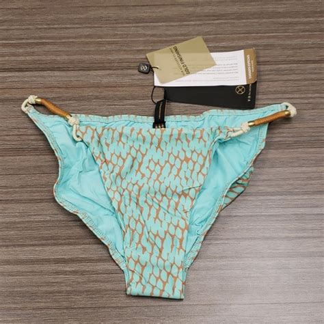 Vix Swim Vix Elis Detail Bikini Bottom In Mamba Aqua Poshmark