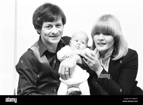 Snooker Spieler Alex Hurricane Higgins Mit Seiner Tochter Lauren Und